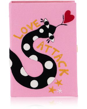 Olympia Le-Tan Love Attack Clutch - Pink
