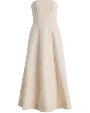 ROTATE BIRGER CHRISTENSEN Jacquard Strapless Dress - White