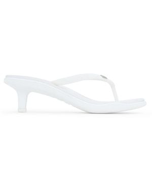 Bloumme Arc Rubber Sandals - White