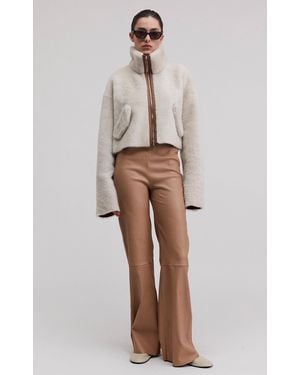 UTZON Jay Reversible Shearling Jacket - Natural