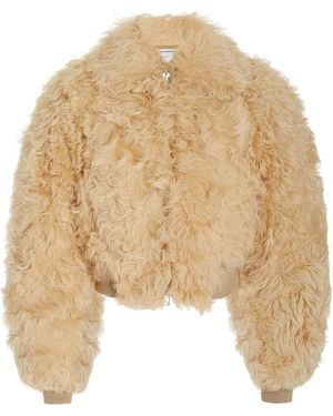 Bottega Veneta Shearling Jacket - Natural