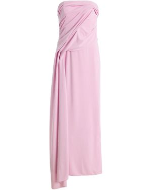 Significant Other Exclusive Genesis Strapless Draped Crepe Maxi Dress - Pink