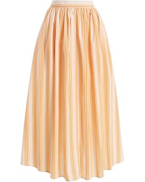 Rosie Assoulin Easy Does It Skirt - Orange