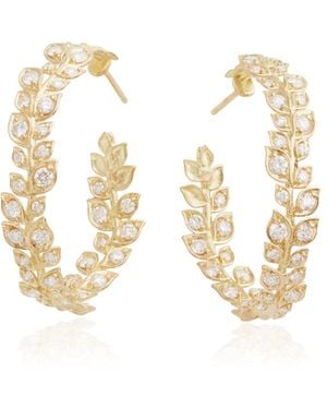 Jamie Wolf 18K Diamond Earrings - White