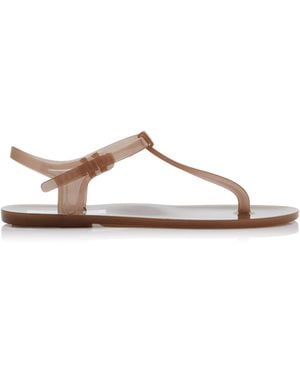 Christopher Esber Billi T-Bar Pvc Sandals - Brown