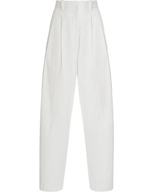 YAITTE Exclusive Berlin Cotton-Drill Trousers - White