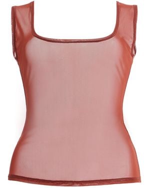 Bondeye Tessa Mesh Top - Pink