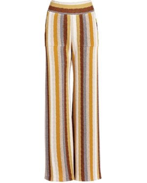 Silvia Tcherassi Colbie Knit Pants - Natural