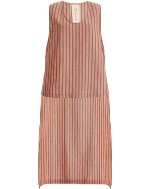 Marrakshi Life Exclusive La Isla The High-Low Cotton Tank Top - Pink
