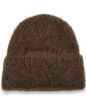 TOTEME Alpaca-Blend Knit Beanie - Brown