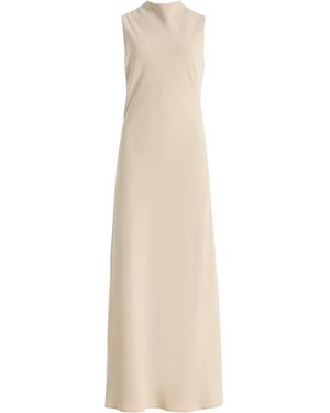Sloan Exclusive The Bias Crepe Midi Dress - Natural