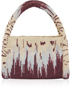 ALÉMAIS Alba Beaded Barrel Bag - Multicolour