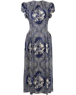 Lena Hoschek Giorgia Midi Dress - Blue
