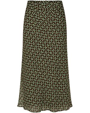 Chan Luu Chiffon Wrap Skirt - Green