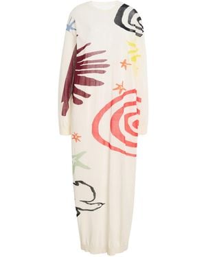 Zankov Alice Cotton-Blend Maxi Dress - White