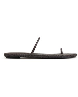 St. Agni Woven Minimal Slide - Black
