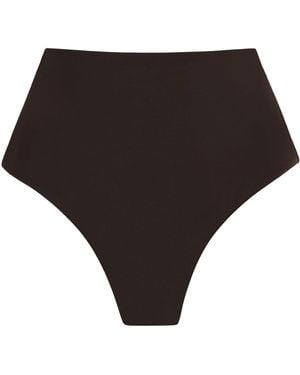 Anemos The High-Waist Cheeky Bikini Bottom - Black