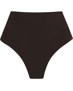 Anemos The High-Waist Cheeky Bikini Bottom - Black