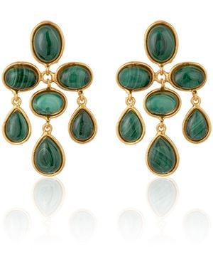 Sylvia Toledano Plated Valse Earrings - Blue