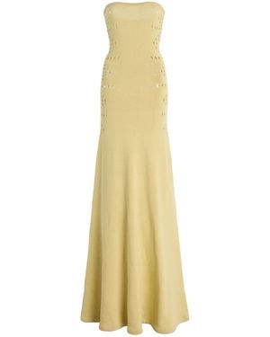 DIOTIMA Mavis Cutout Spesso Knit Maxi Dress - Metallic