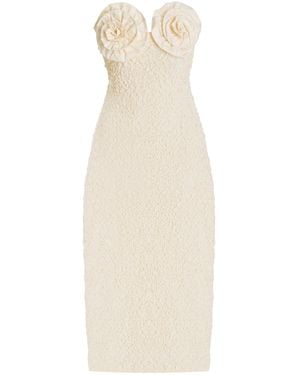 Mara Hoffman Mona Strapless Midi Dress - Natural