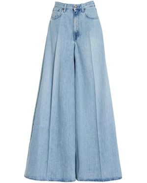 Made In Tomboy Benny Rigid High-rise Super Flared Jeans - Blue