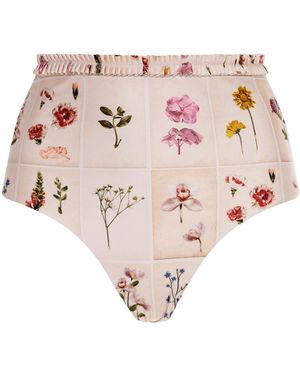 Agua Bendita Nopal Bikini Bottoms - Pink