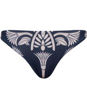 ANDRES OTALORA Fantasía Islea Bikini Bottom - Blue