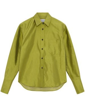16Arlington Lucille Silk Shirt - Green