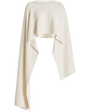 Lisa Yang Kai Cashmere Poncho - White