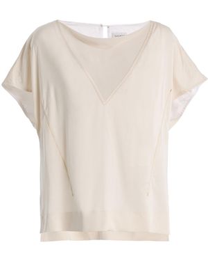 House of Dagmar Silk Top - White
