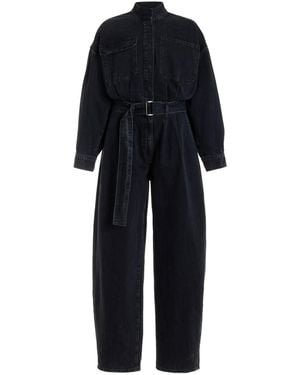 FRAME The Cocoon Denim Jumpsuit - Black