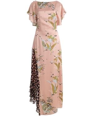 STAUD Fawn Stretch-Silk Maxi Dress - Natural