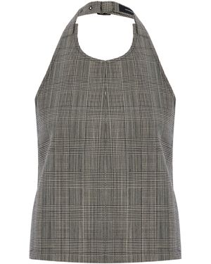 Wardrobe NYC Backless Halter Top - Grey