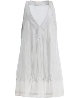Lemaire Sleep Silk Tunique Dress - White