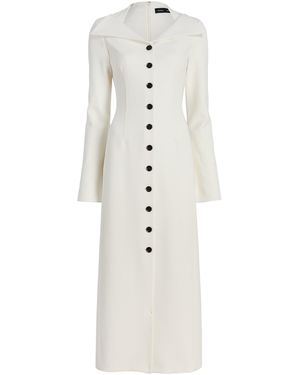 Proenza Schouler Carmen Crepe Midi Dress - White