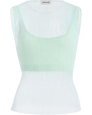 Jonathan Simkhai Oakley Tank W/ Bralette - Blue
