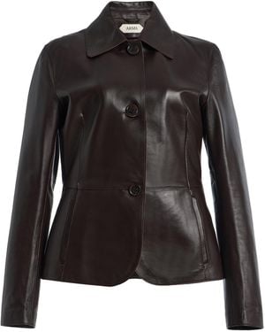 Arma Carmen Leather Jacket - Black