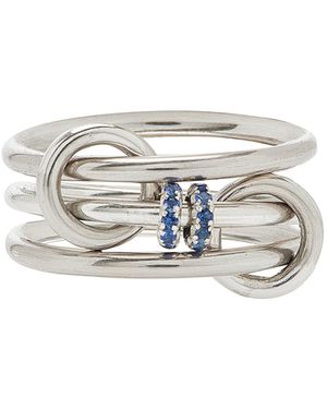 Spinelli Kilcollin Exclusive Riviera Acacia Bleu Sterling Silver Sapphire Ring - Blue