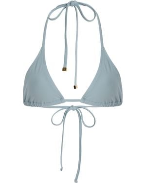 ÉTERNE Isla Triangle Bikini Top - Blue