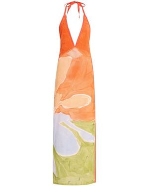 Significant Other Lulu Cotton Maxi Dress - White