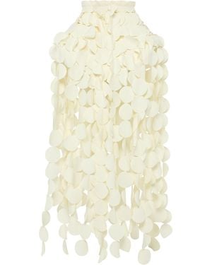A.W.A.K.E. MODE Basque Multi-Circle Maxi Skirt - White