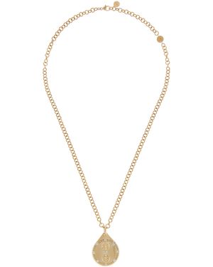 Harakh Drops Of Joy 18k Yellow Gold Diamond Pendant Necklace - Metallic