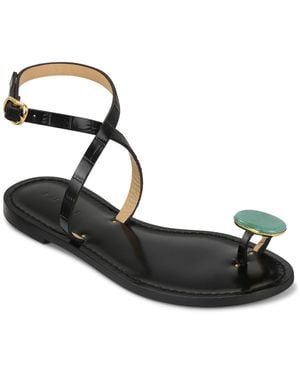 Amanu The Kigali Leather Sandals - Black