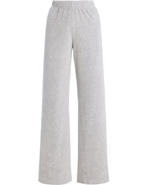 Suzie Kondi Zephyra Cotton-Blend Sweatpants - Gray