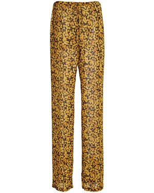 Dries Van Noten Pachas Drawstring Pants - Yellow