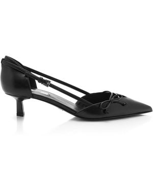 Prada Leather Pumps - Black