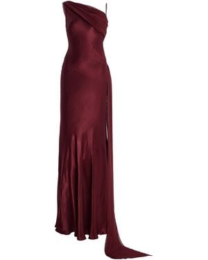 Arcina Ori Exclusive Helena Satin Maxi Dress - Purple