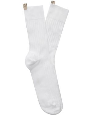 Comme Si The Yves Cotton Sock - White