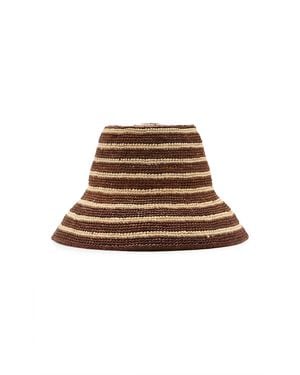 Janessa Leone Felix Raffia Straw Hat - Natural